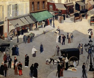 La Place Pigalle, Paris, 1880er Jahre